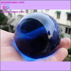 40mm Blue Asian Quartz Crystal Glass Feng shui/Healing