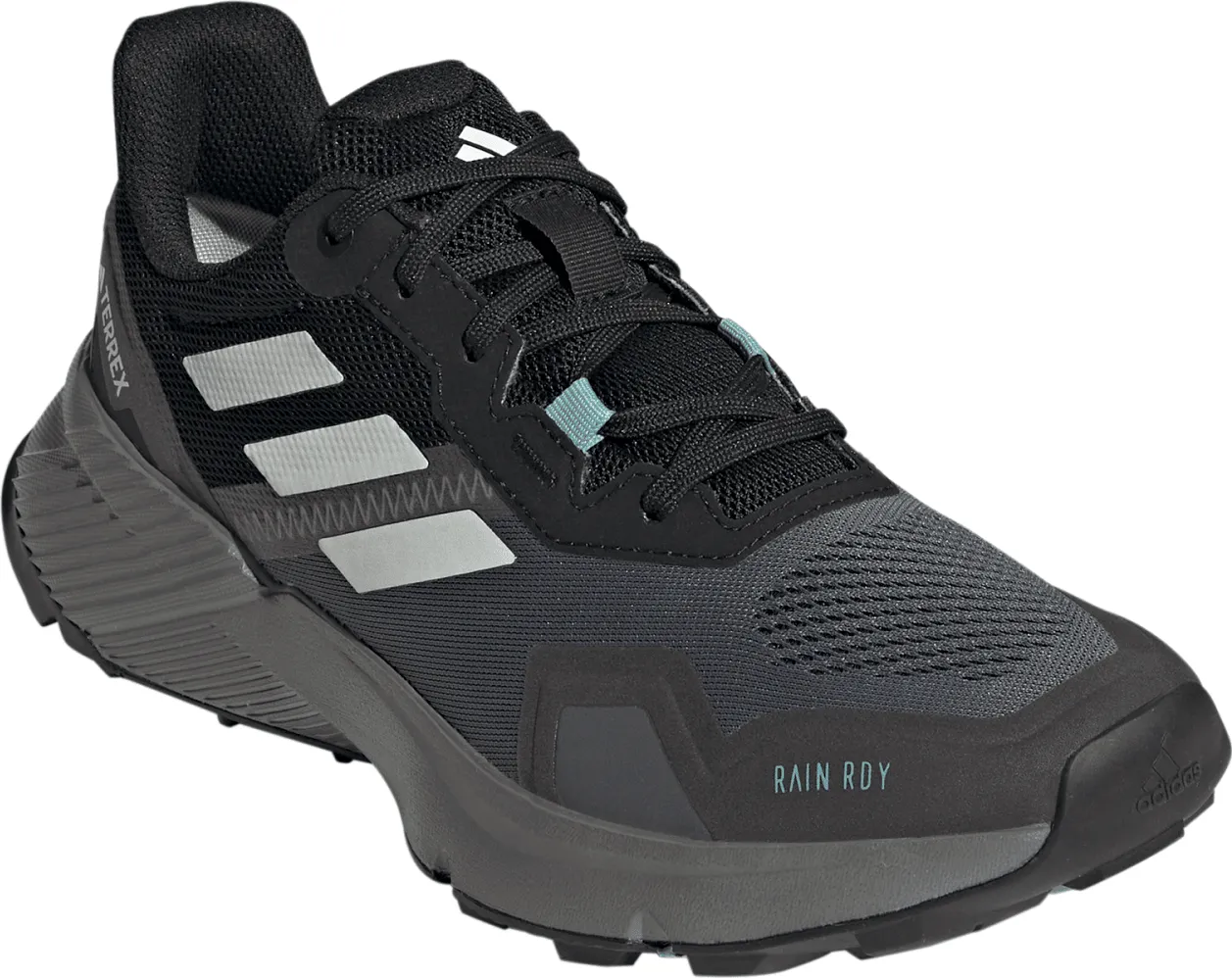 Adidas Women&#x27;s Terrex Soulstride RAIN.RDY Trail Running Shoes Core Black/Crystal White/Grey Four | Buy Adidas Women&#x27;s Terrex Soulstride RAIN.RDY Trail Running Shoes Core Black/Crystal White/Grey Four here | Outnorth