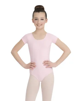 Capezio GIrls Short Sleeve Leotard