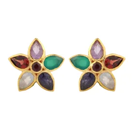 Earrings - Flower Studs