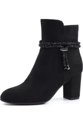 Lunar Fonda Black Ankle Boot GLX001