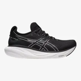 Men's Gel-Nimbus 25 Wide 2E (Black/Pure Silver)